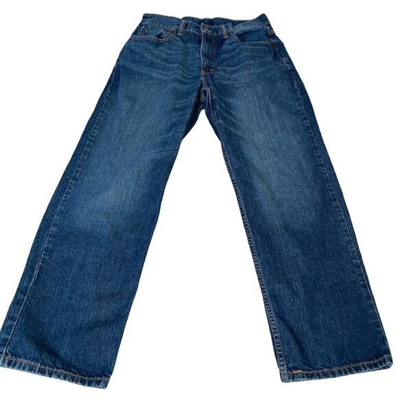 Men's 550 Levi's Jeans medium wash boot cut SZ 32" X 30" pants excellent cond. - Picture 2 of 7